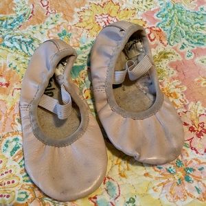 Pink ballet shoes